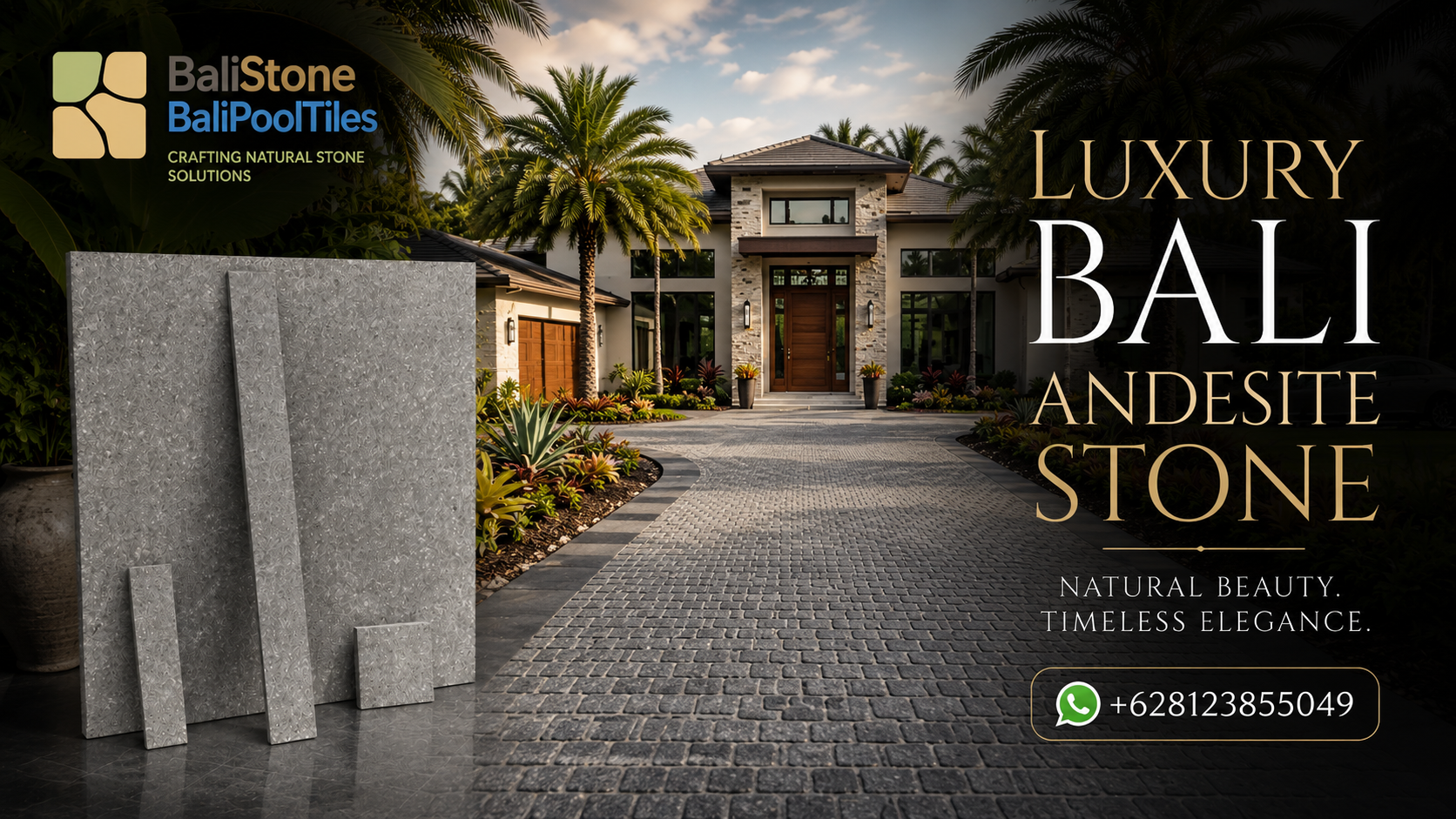 luxury bali andesite stone supplier for pool decking-paving-floors