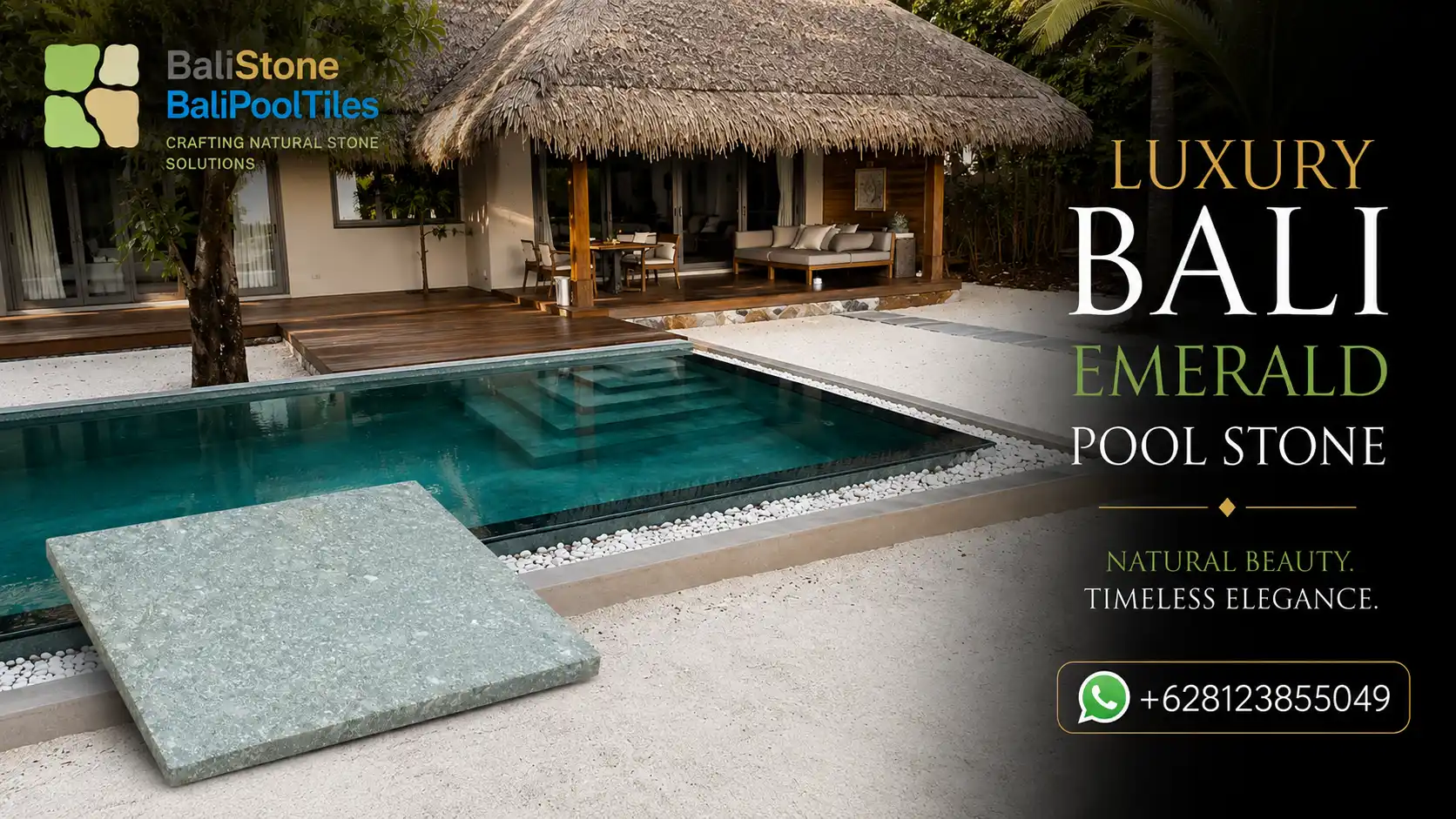 luxury bali green emerald for swimming pools bali natural stone supplier
