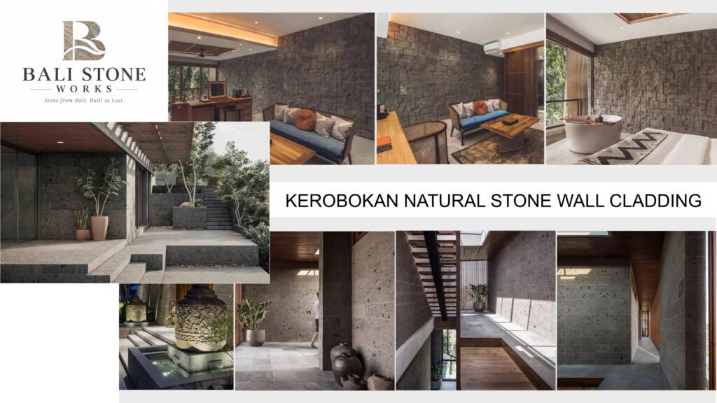 Bali Kerobokan Stone Feature Wall Cladding Supplier for Commercial & Residental